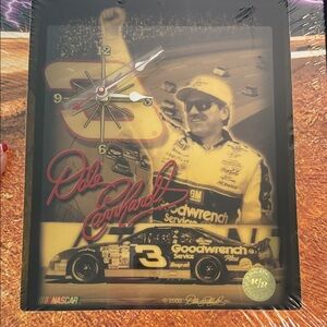 Dale Earnhardt Wall Clock - Black and Gold